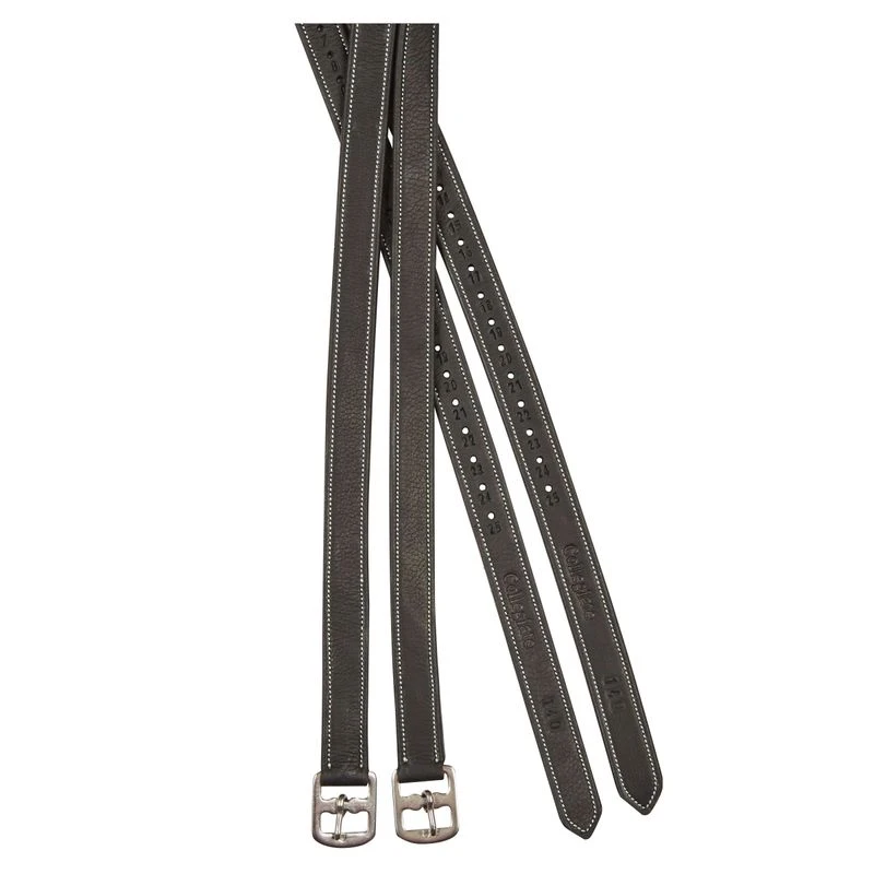 Collegiate Luxe Stirrup Leathers - Black 1 Collegiate Luxe Stirrup Leathers - Black