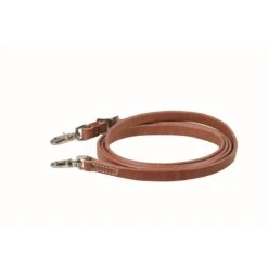 Western Rawhide 3/4" Roping Reins - Tobacco