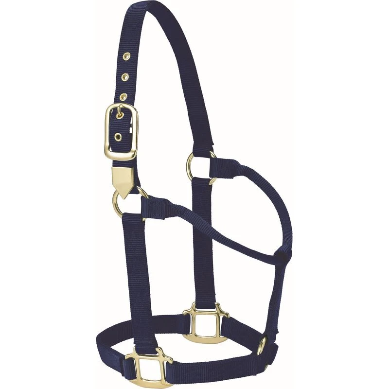 Western Rawhide Signature Classic Halter - Navy 1 Western Rawhide Signature Classic Halter - Navy