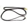 Nunn Finer Leather Draw Reins W/Snaps - Black