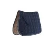 Roma Ecole Flower Diamond Quilt All Purpose Saddle Pad - Navy Multi