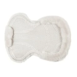 Ovation Europa Sheepskin Gel Pad - White