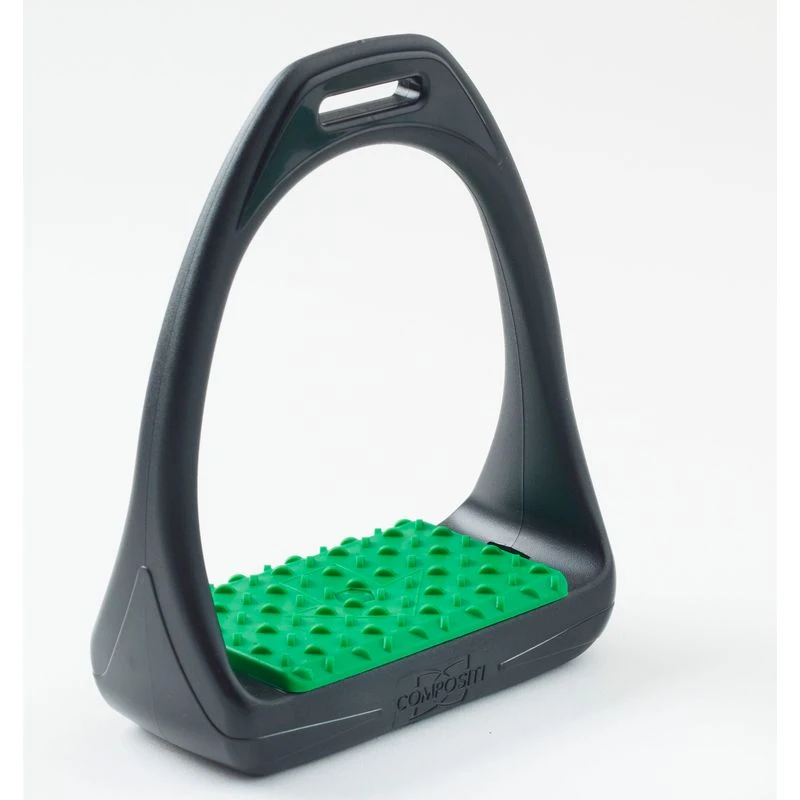 Compositi Reflex 3D Wide Track Stirrups - Green 1 Compositi Reflex 3D Wide Track Stirrups - Green