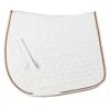 Centaur Sovereign Dressage Pad - White/Rose Gold
