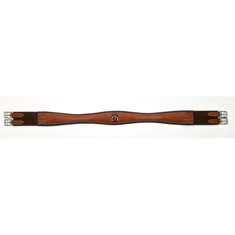 Aramas Fancy Overlay Girth - Chestnut 1 Aramas Fancy Overlay Girth - Chestnut