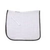 Ovation Pro Square Quilted Dressage Pad - White/Black