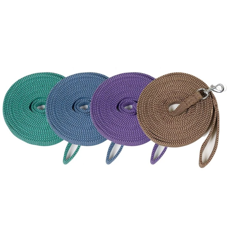 Centaur Cushion Padded Lunge Line - Cobalt/Grey 2 Centaur Cushion Padded Lunge Line - Cobalt/Grey - Image 2