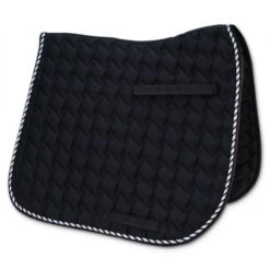 Toklat Tango Wave Dressage Saddle Pad - Black/Silver