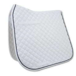 Passport Dressage Saddle Pad - White/Black