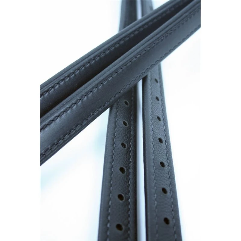 Nunn Finer Padded Nylon Center 7/8" Stirrup Leathers - Black 2 Nunn Finer Padded Nylon Center 7/8" Stirrup Leathers - Black - Image 2