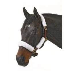 Equi-Essentials Synthetic Fleece Halter Tube Kit 4pc - White