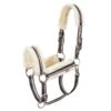 B Vertigo Cameron Fleece Padded Halter - Fossil Brown