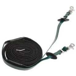 Zilco Woven Endurance Reins - Hunter Green