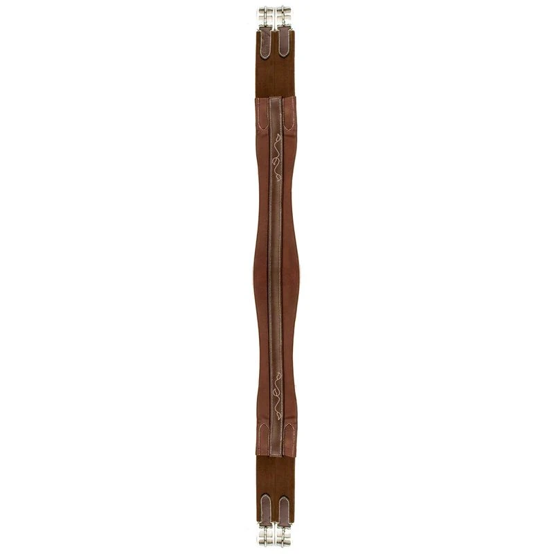 Silverleaf Plain Chafeless Girth Single Elastic - African Walnut 1 Silverleaf Plain Chafeless Girth Single Elastic - African Walnut