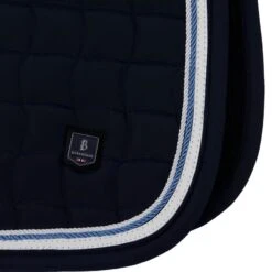 B Vertigo Cameron Double Corded Dressage Saddle Pad - Dark Navy -Kensington Supplies Shop 552023 800 800