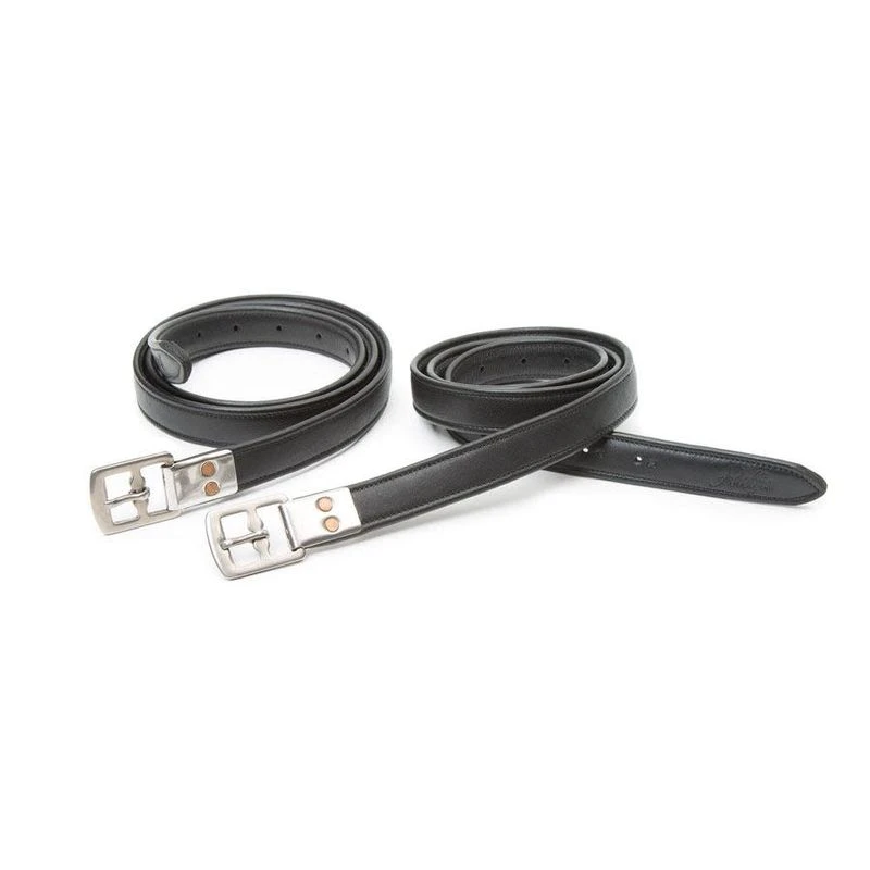 Shires Adelfia Grand Prix Stirrup Leathers - Black 1 Shires Adelfia Grand Prix Stirrup Leathers - Black