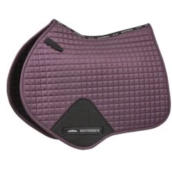 Weatherbeeta Prime Jump Shaped Saddle Pad - Mulberry