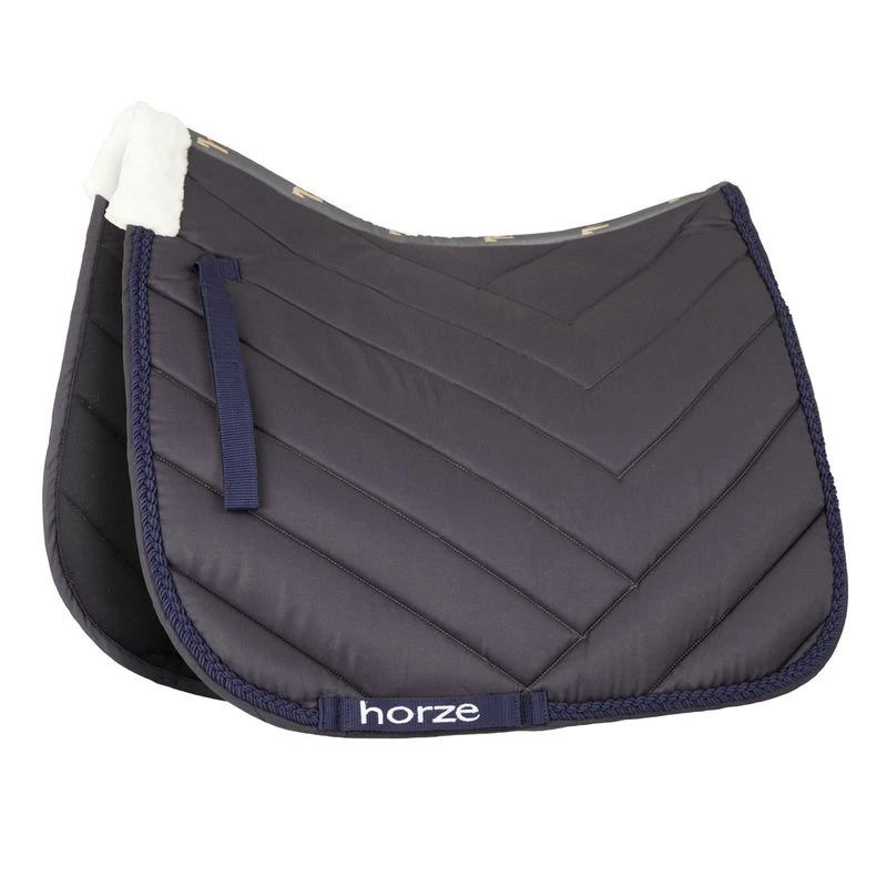 Horze Victoria Dressage Saddle Pad - Inkwell Navy 1 Horze Victoria Dressage Saddle Pad - Inkwell Navy
