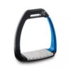 Royal Rider Concept Stirrups - Black/Blue/Aluminum Pad