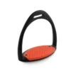 Royal Rider Easy Stirrups - Black/Orange Pad