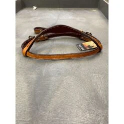 Western Rawhide Long Cheek Buckstitch Browband Headstall - Golden -Kensington Supplies Shop 674948 800 800
