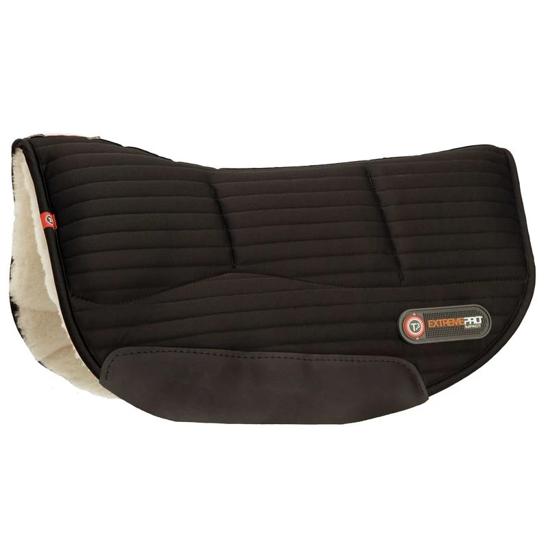 T3 WoolBack Extreme Pro Round Skirt Pad W/Shims - Black 1 T3 WoolBack Extreme Pro Round Skirt Pad W/Shims - Black