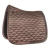 Fair Play Hexagon Arrow Dressage Saddle Pad - Taupe Grey