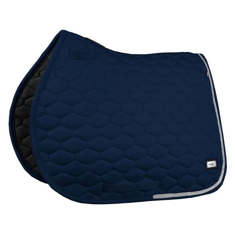 Fair Play Hexagon Crystal All Purpose Saddle Pad - Navy 1 Fair Play Hexagon Crystal All Purpose Saddle Pad - Navy