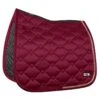 Fair Play Azuryt Ceramic RoseGold Dressage Saddle Pad - Burgundy