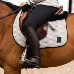 Horze Smoky Twilight Air Mesh All Purpose Saddle Pad - Quiet Grey -Kensington Supplies Shop 696511 800 800